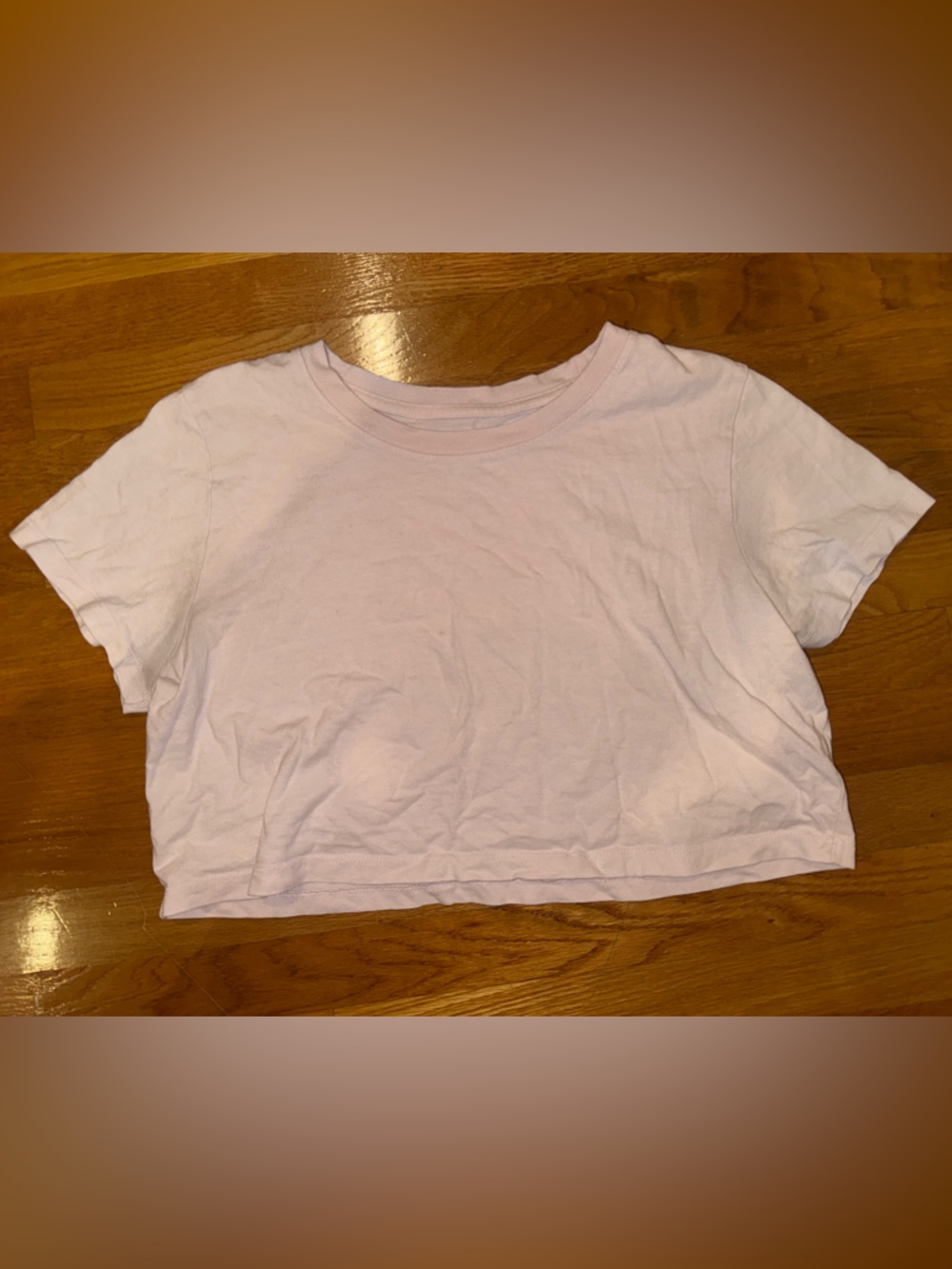 Light Pink Cropped Tee